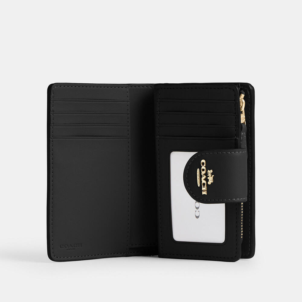 Medium Corner Zip Wallet In Signature Canvas - Picture 3 of 6